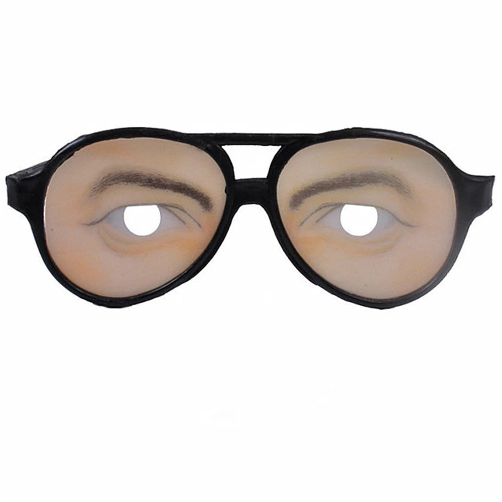 Novelty Halloween Joke Toy Prank Toy Mischief Decoration Eyes Frames Glasses Toy Funny Joke Glasses Fake Glasses Funny Glasses - Big Tim's Magic Emporium