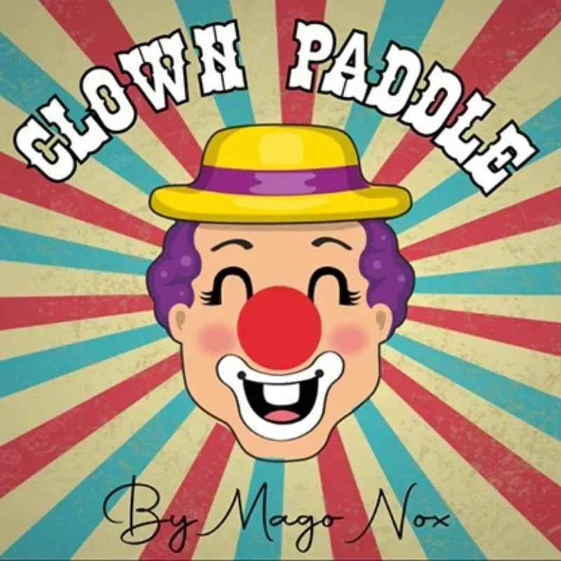 Clown Paddle Trick by No Magic Tricks(Gimmick and Instructions) Clown Nose Vanishes Close-up Illusions Kids Funny Props Easy