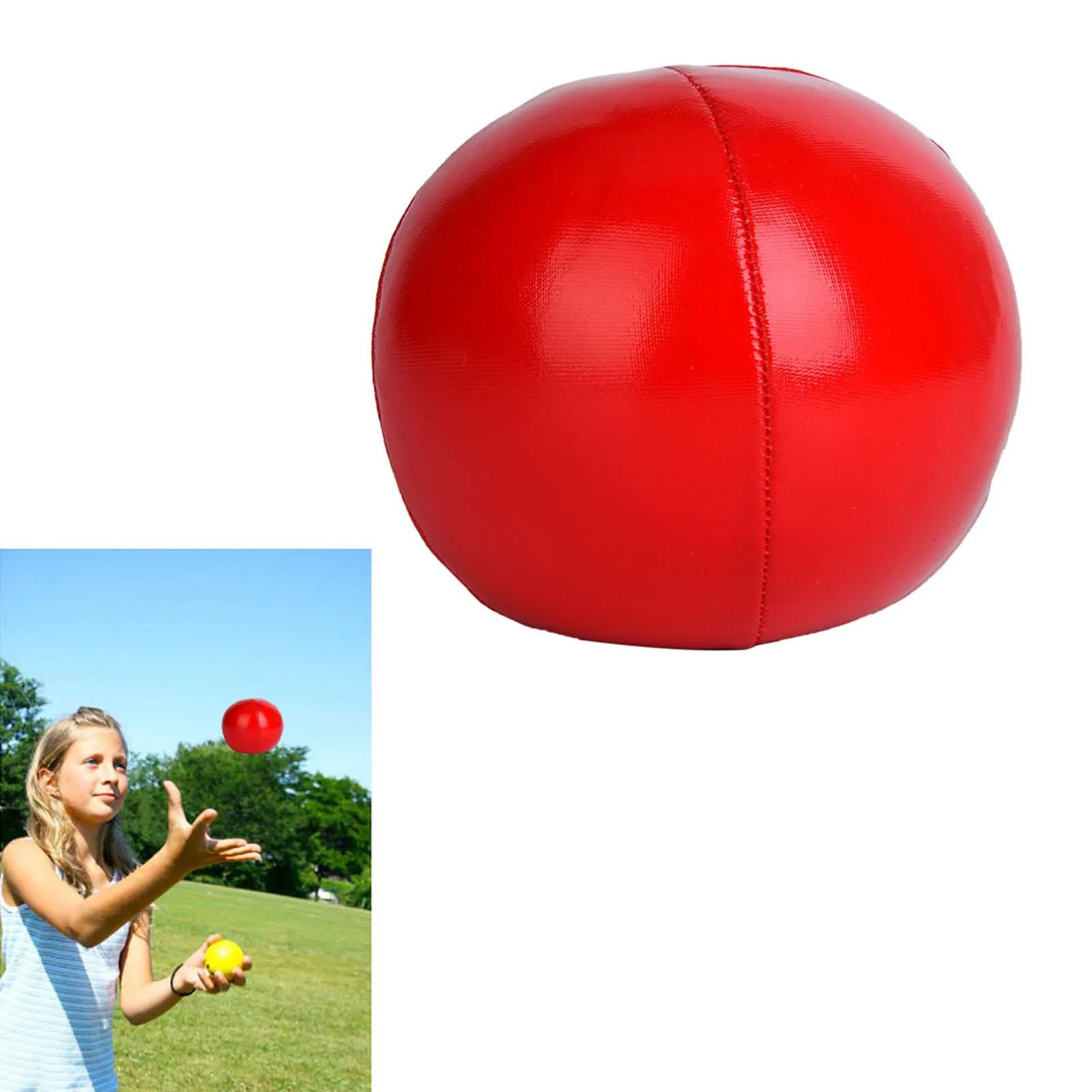 Juggling Ball for Beginner&Professionals PU Juggling Balls Clown Juggle Ball Set for Beginner&Professionals