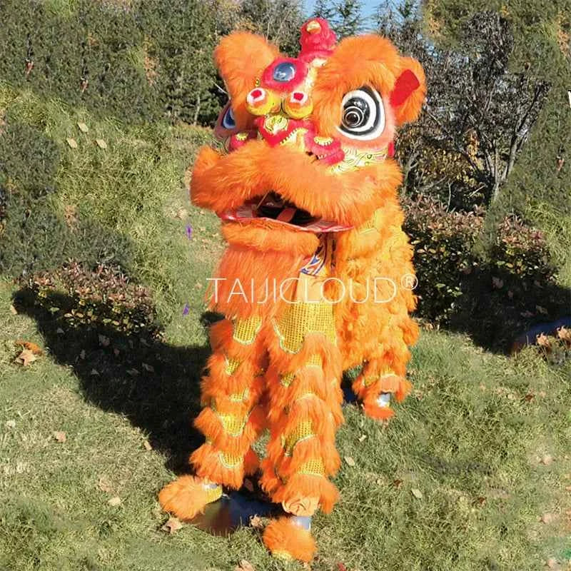 Southern Lion Dance Props for Adults, Double Performance Use, Wool Dragon Lantern, Authentic Lion Awakening Props.