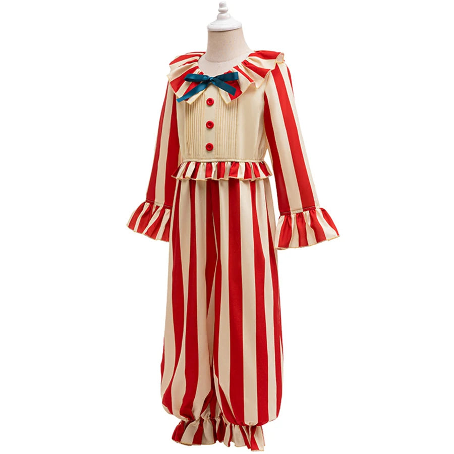 Clown Cosplay Costume New Movie Clown in A Cornfield Cosplay Jumpsuit Terror Play Outfit Kid Adult Halloween Party Clown Clothes - Big Tim's Magic Emporium