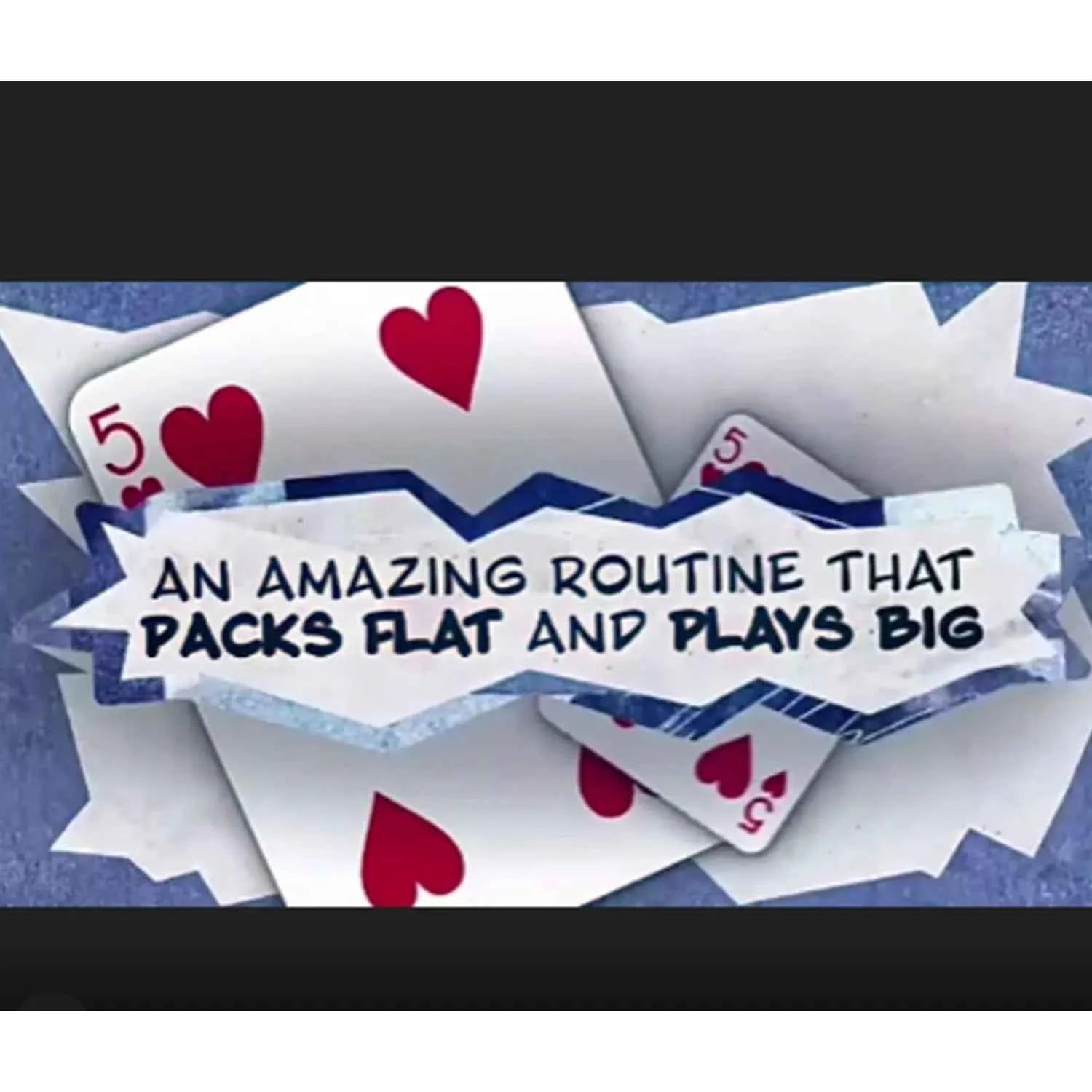 Mortenn's Jumbo Card Trick By Mortenn Christiansen Magic Tricks Gimmicks Close Up Illusion Poker Deck Magic Magia Magician Props