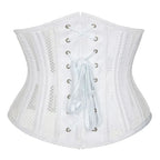 Steel Boned Mesh Short Torso Waspie Corset & Breathable Waist Cincher
