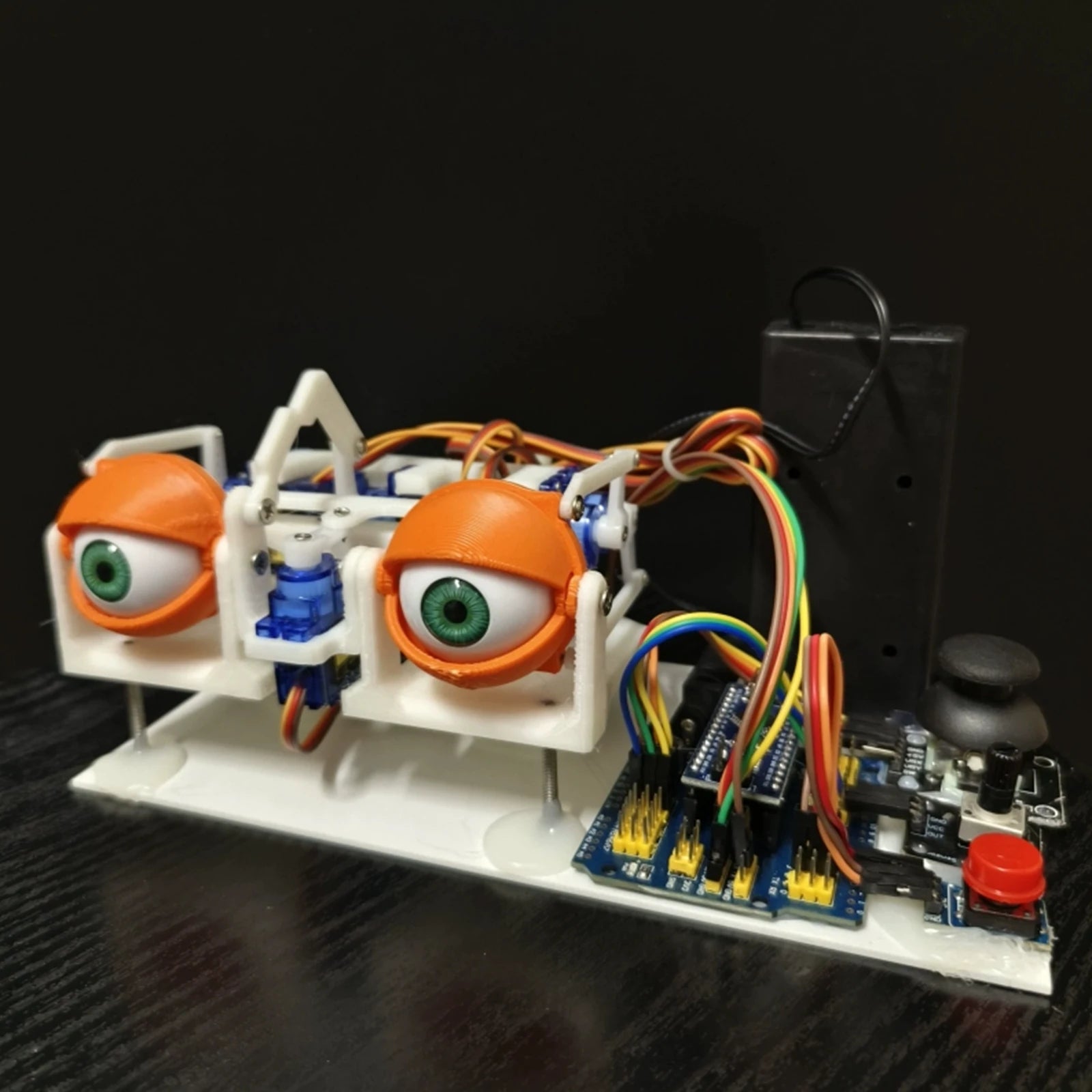 Animatronic Eyes DIY Kit for Arduino Bionic Robot SG90 Servo Joystick Control Electronic Module