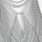 Crystal Chest Chain Body Harness Crop Top & Festival Party Jewelry