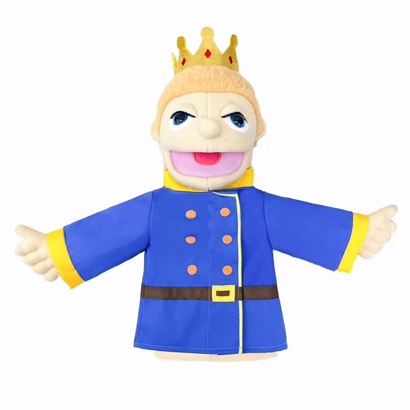 Cute Cartoon Profession Series Hand Puppet Plush Doctor Police Officer Nurse Teacher Job Puppet Ventriloquism Doll - Big Tim's Magic Emporium