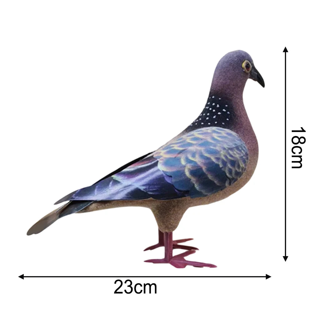 Realistic Foam Pigeon – Handcrafted Stage Magic & Decor Prop - Big Tim's Magic Emporium