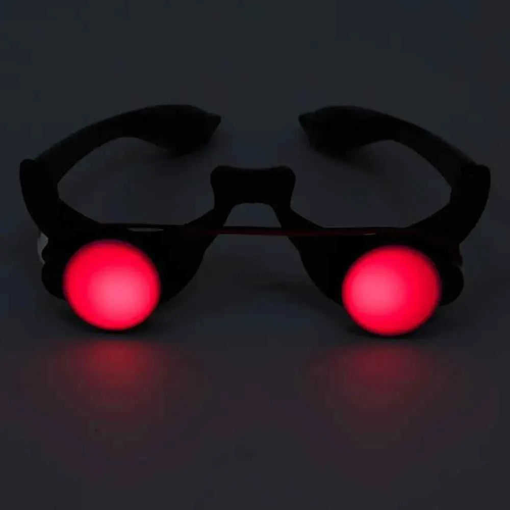 Halloween Horror Red Eye Glasses Props Funny Personality Scary Horror Glasses Party Tricky Eyes Cosplay Prop Glow In The Dark