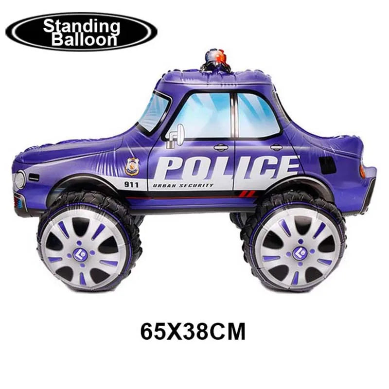 Police Party Foil Balloons Children Gifts Boys Birthday Balloons Police Party Supplies Birthday Party Police Themed Party Decors - Big Tim's Magic Emporium