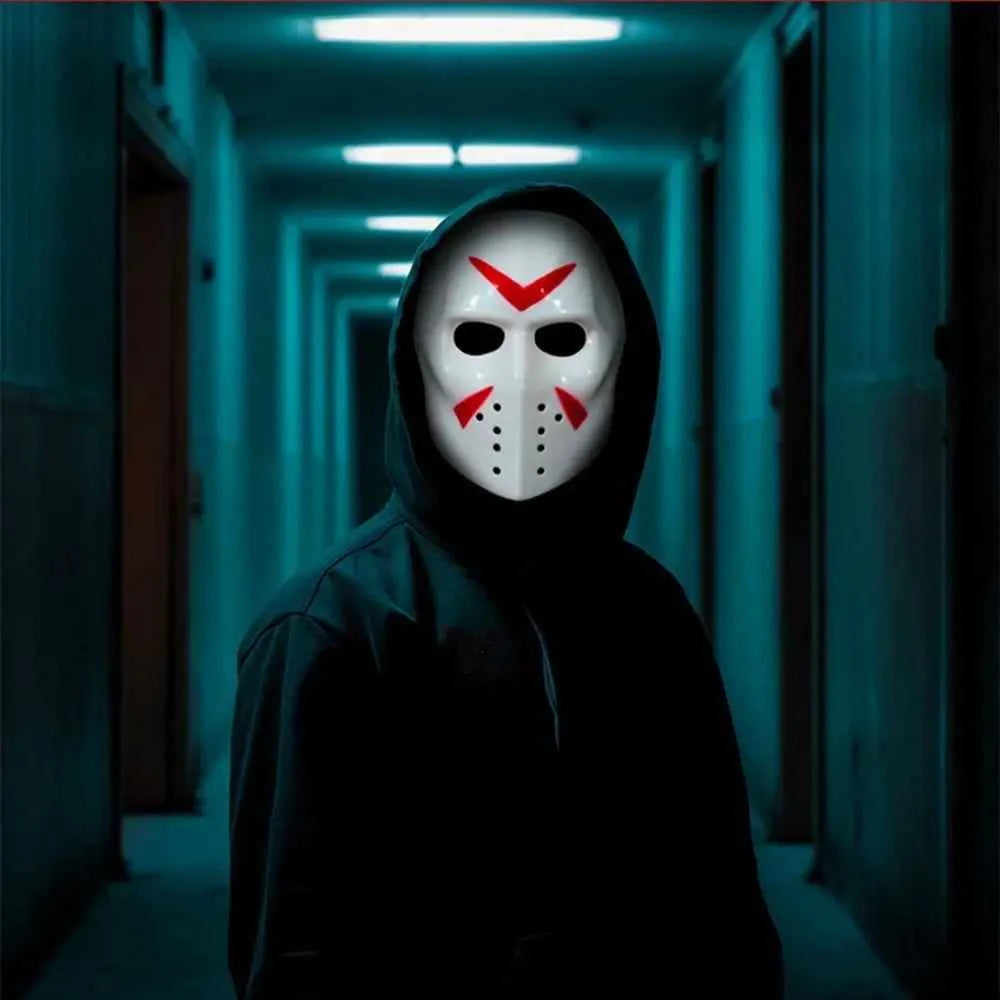 Costume Props Hockey Mask Cosplay Headwear Party Mask Props Cosplay Mask Prom Party Supplies Decoration Prop Halloween Mask
