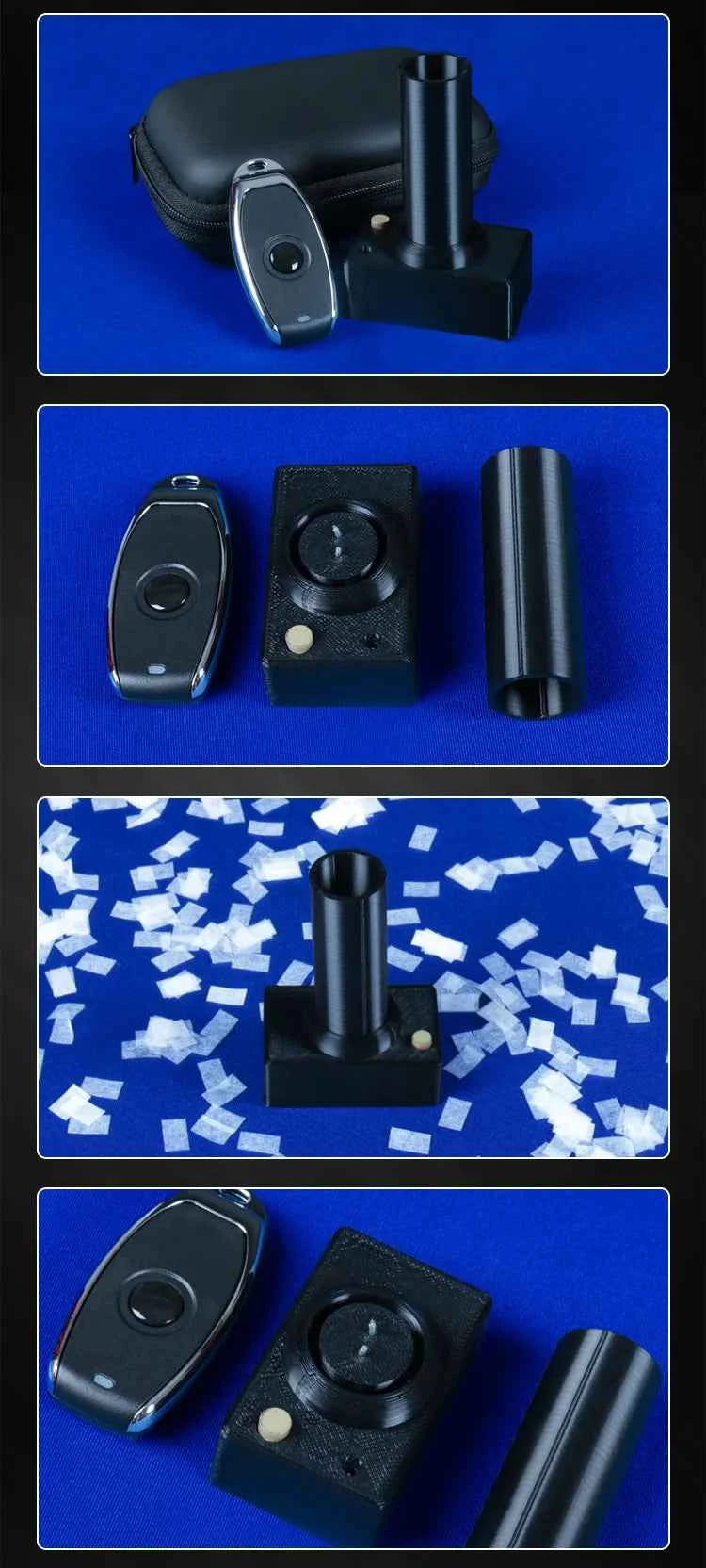 MINI Remote-controlled Electronic Snowflake Paper jet  Magic tricks  Illusions Gimmicks Comedy Classic  Magician Professional