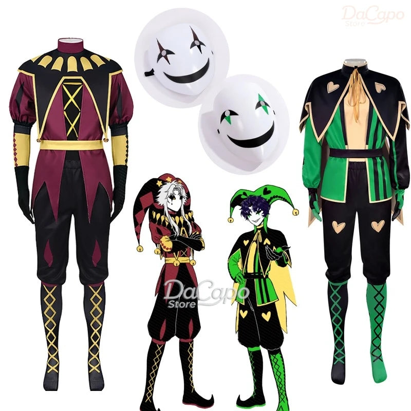 Pierrot Cosplay Clown Costume | Unisex Halloween & Convention Outfit - Big Tim's Magic Emporium