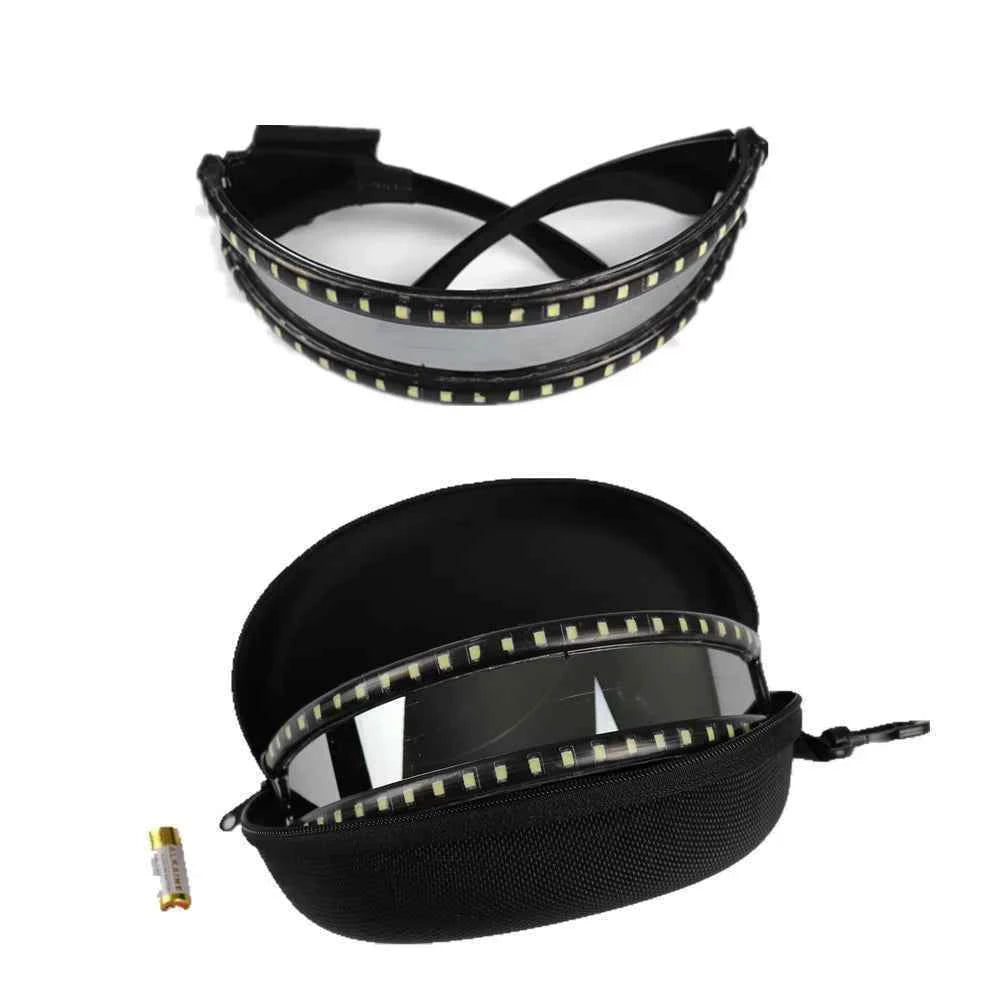 Bright LED Stage Costumes LED Gloves  Luminous Glasses   Laser Stage Props Party Supplies
