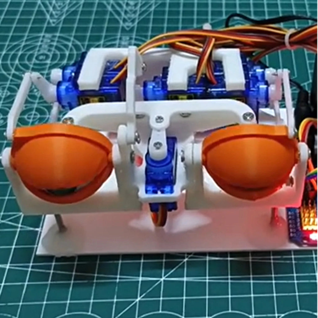 Animatronic Eyes DIY Kit for Arduino Bionic Robot SG90 Servo Joystick Control Electronic Module