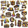 Birthday Party Decoration Photo Props 30 40 50 Birthday Party Glasses Decoration