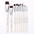 Body Pinting Face Body Art Paint Multifunctional Professional Paint Brushes Set Wooden Handle Nylon Brush Oil Painting Brushes