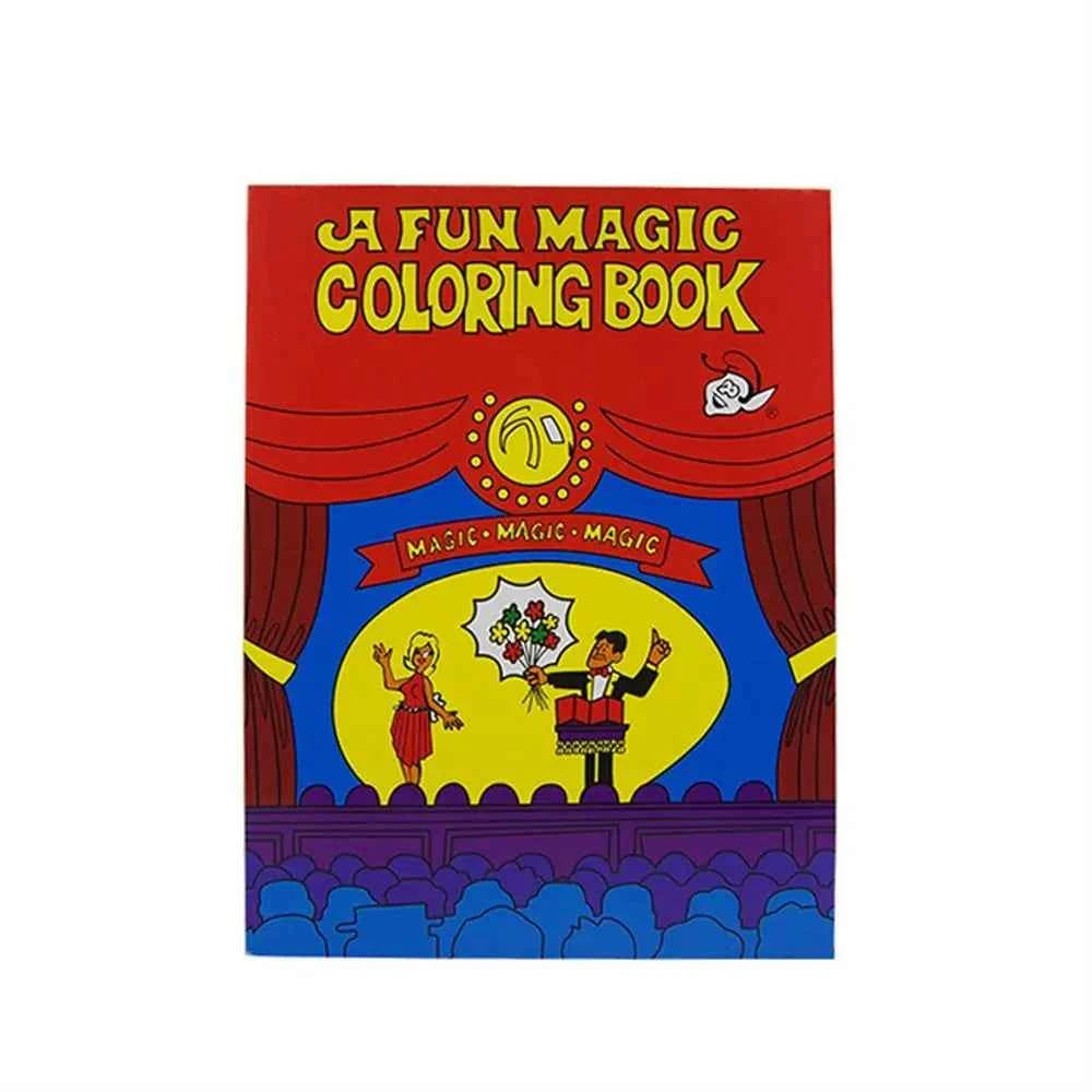 Children Teens Adults Magic Trick Book Magic Prop Magic Coloring Book Comedy Magic Classic Toys Magician Game