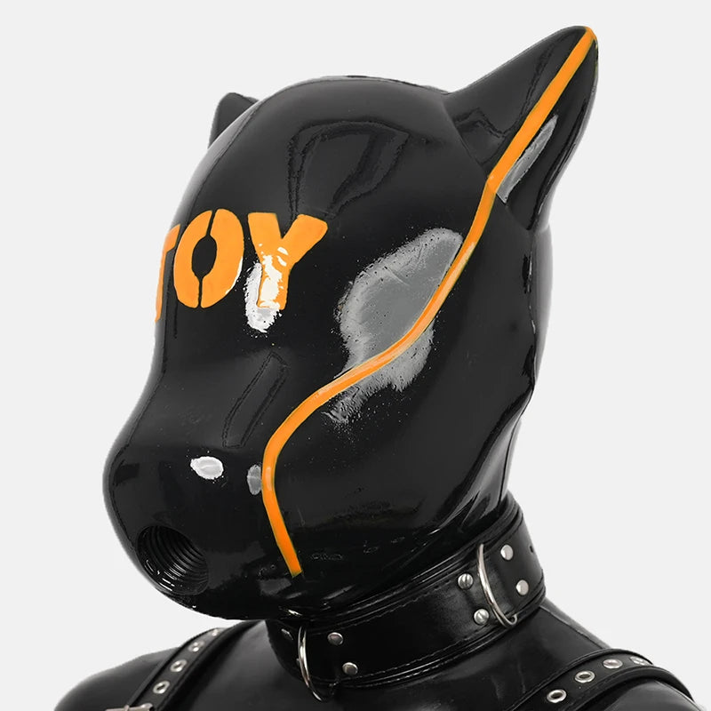 Furrjoi IDO Silicone Dog Mask with Patterned Cospaly Costumes Hood Multiple Colors Halloween Face Toys Realistic Equipment - Big Tim's Magic Emporium