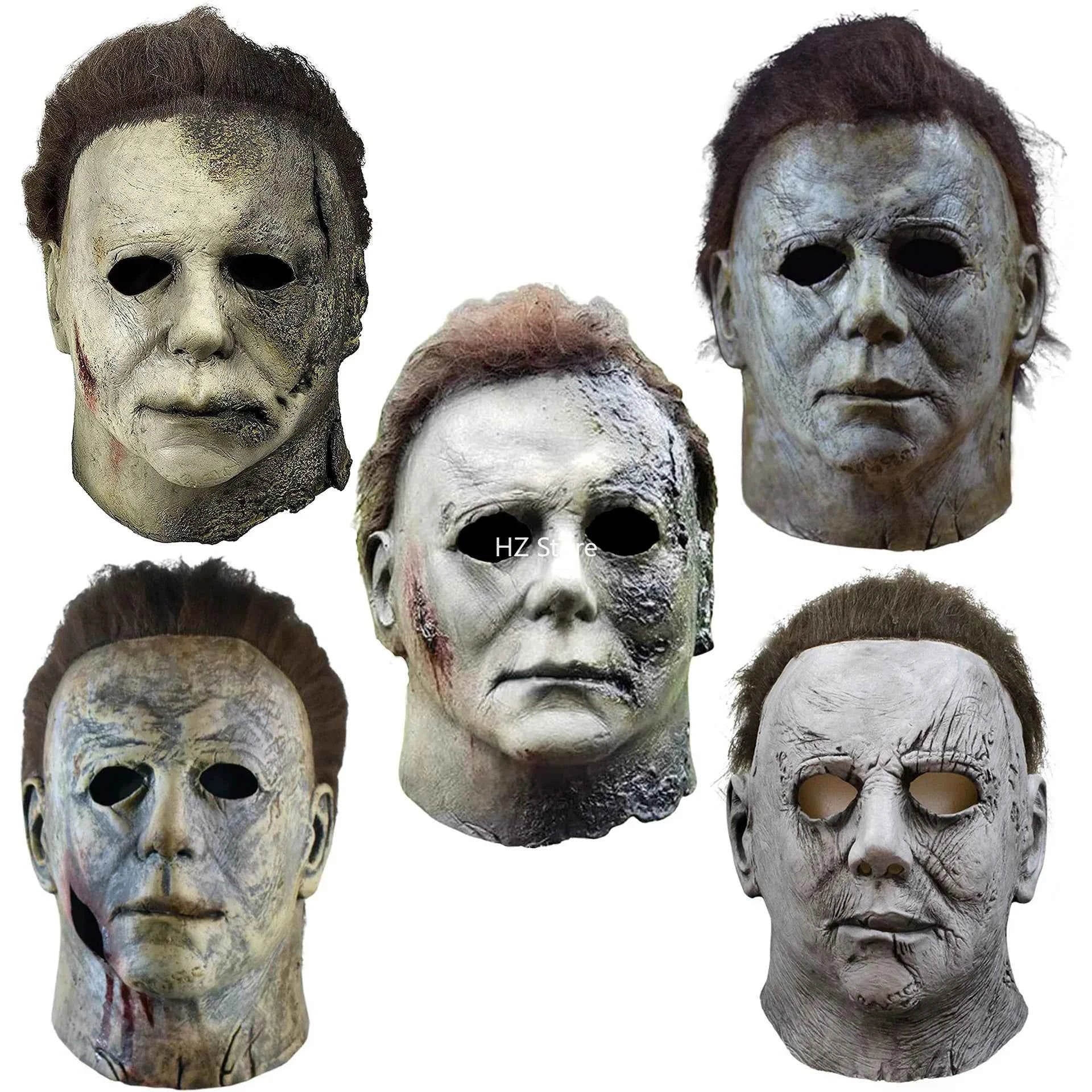 Michael Myers Masks Halloween Horror Cosplay Costume Latex Props