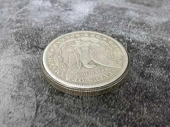 Exploded Morgan By J.C Magic 4 to 16 Coins Close Up Magic Tricks Coin Multiply Illusion Gimmick Accessory Magia Magicians Prop