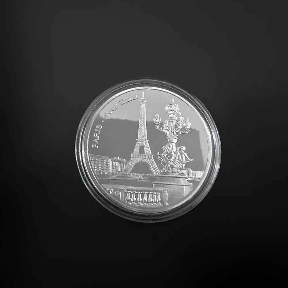 Paris Eiffel Tower Coin Collection Travel Collection Commemorative Coins Commemorative Coins Non-currency