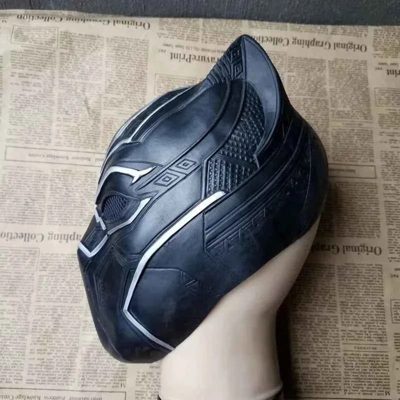 Cosplay Movie Helmet Movie Props Live Black Panther Mask Christmas Roleplaying Mask Silicone Realistic Mask Cosplay Panther Mask