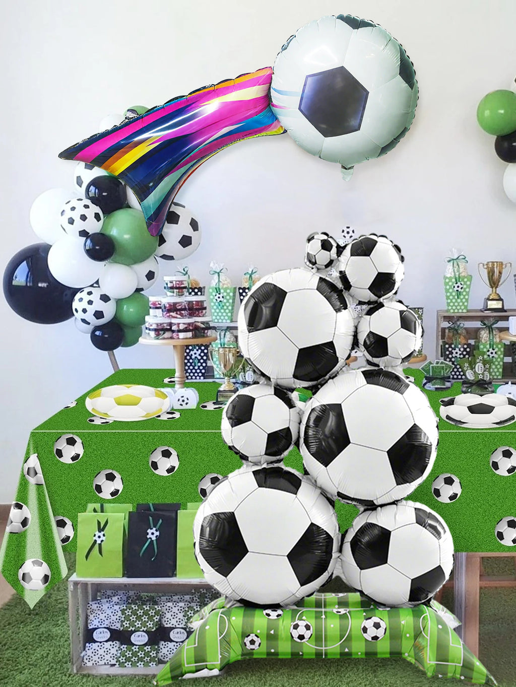1pc football balloon set, football game, birthday party decoration, football theme party, sports theme party, celebration party - Big Tim's Magic Emporium