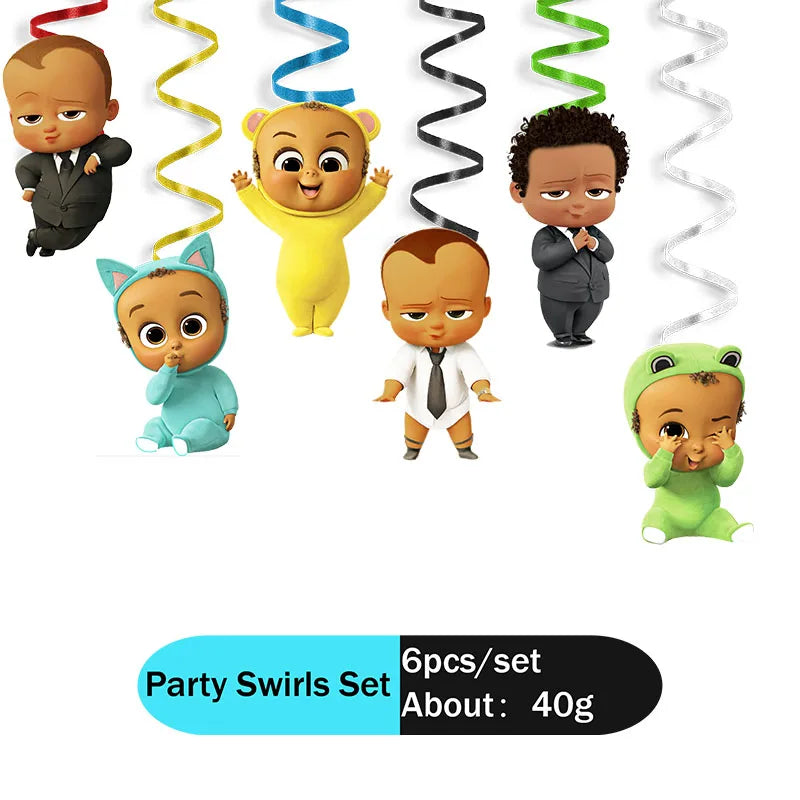 Boss Baby Theme Disposable Party Cake Topper Birthday Party Cake Topper Cake Park Party Decoration Baby Shower Party Supplies - Big Tim's Magic Emporium