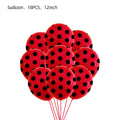 Ladybug Tablecover Party Pack Red Black Polka Dots Tablecloth 54 x 87 Inch Ladybug Party Western Themed Party Birthday Party - Big Tim's Magic Emporium