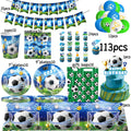 Football Party Stuff Soccer Party Tableware Tablecloth Napkin Cup Plate Soccer Party Backdrop Baby Shower Football Party Favors - Big Tim's Magic Emporium