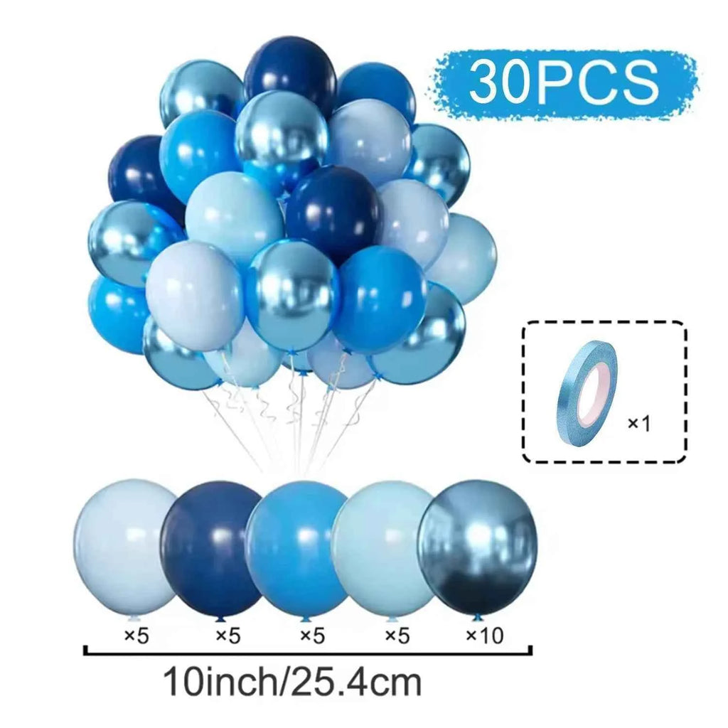Birthday Decorations Balloons Purple Happy Party Wedding Pink Blue Mother's Father's Child's Day Carnival Christmas Halloween
