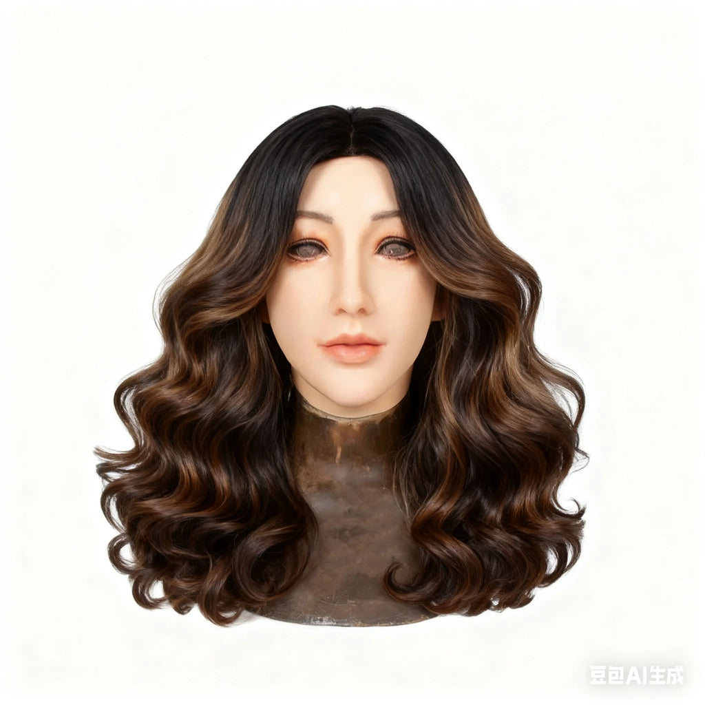 High-Quality Silicone Face Masks Crossdresser Fake Faces Drag Queen Stage Performance Cosplay Crossdressing Sissy Transgender - Big Tim's Magic Emporium