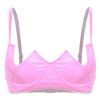 V-Notch Underwired Open Chest Bra Top