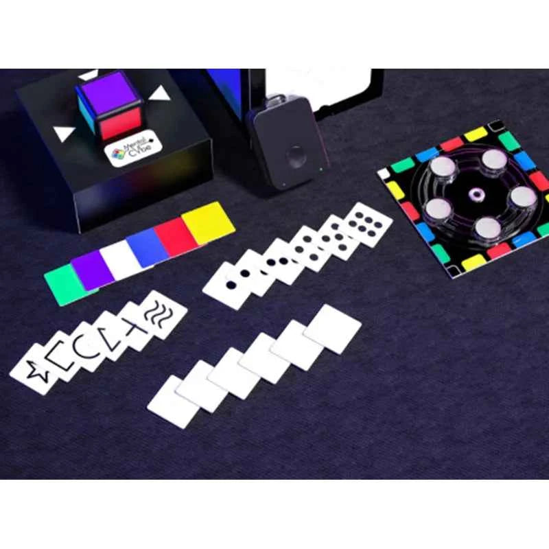 Mental Cube Magic Tricks Wireless Connect Guess the Chosen Side Prediction Magia Close Up Stage Illusions Gimmick Mentalism Prop