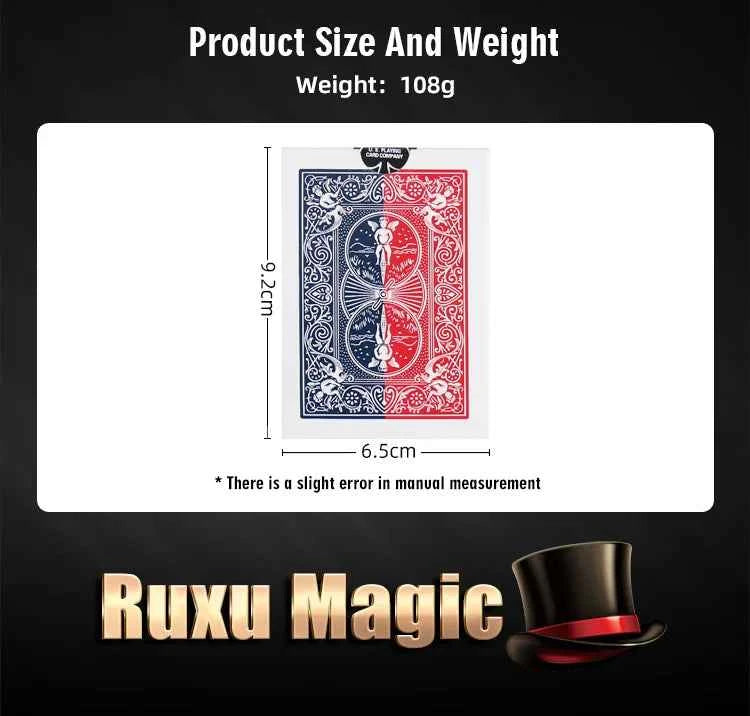 52 Shades of Red Version 1 by Shin Lim (Gimmicks included) Card Close Up Magic Props Magician Accessories Magic Tricks Gimmicks