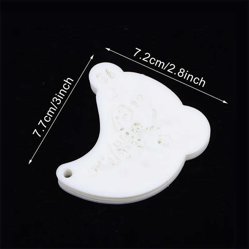 16Pcs Reusable Face Paint Stencils, DIY Body Art & Eyebrow Templates for Kids, Washable & Safe for Parties and Crafts