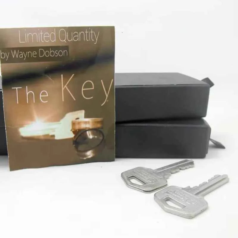 The Key by Wayne Dobson (Gimmick and Online Instruction) Magic Tricks Link Object Key Magie Close Up Accessories Prop Illusions