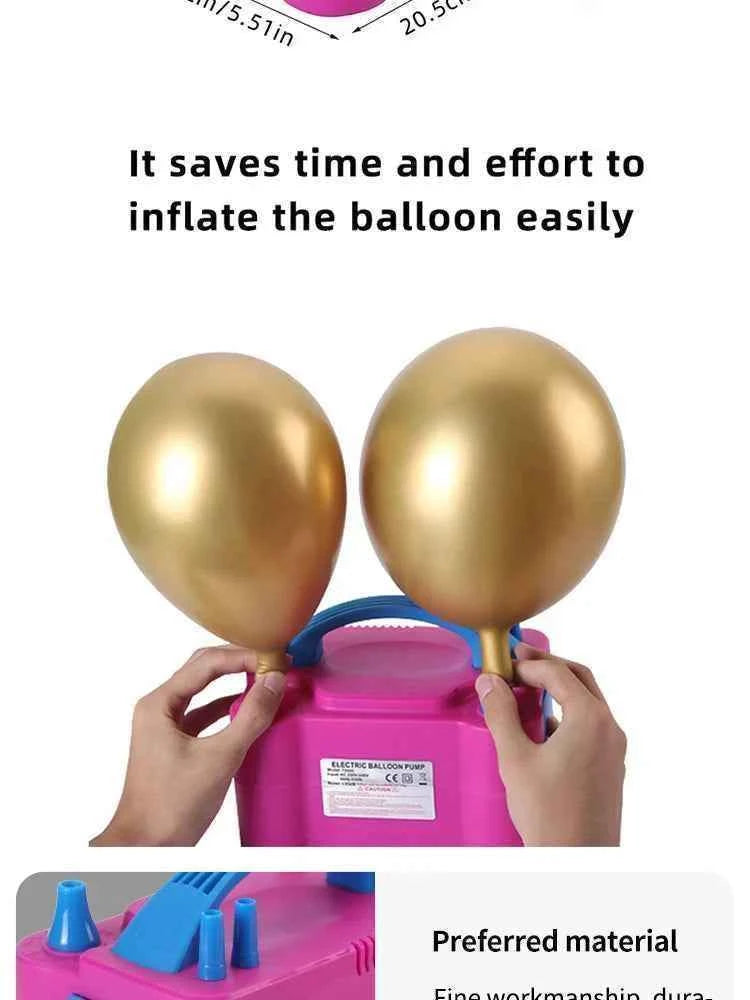 1pc, Balloon Inflatable Electric Air Pump, Birthday Party Supplies, Wedding Supplies, Double-layer Balloon Electric Pump, Party