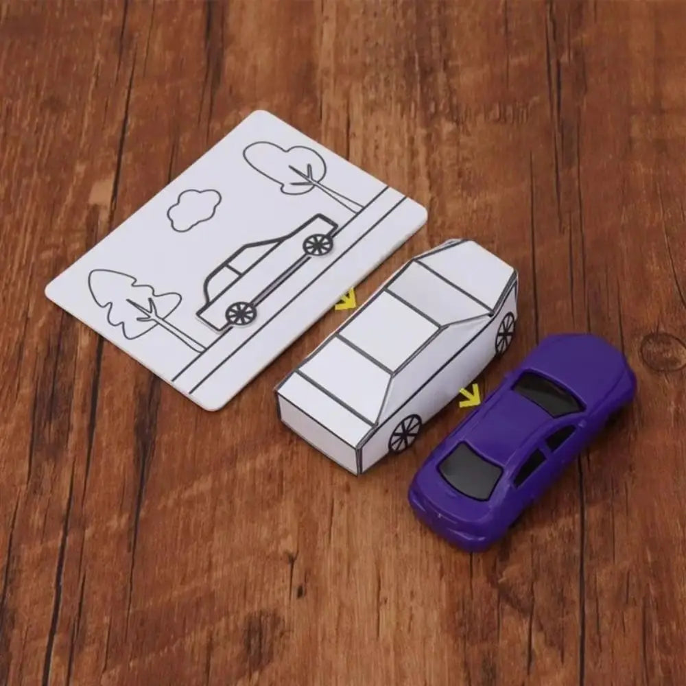 Magic Tricks Appearing Car by Hyde Ren Gimmicks Magic Show Painting Car Magic Toy Interactive Mentalism Magic Card to Paper Car - Big Tim's Magic Emporium