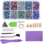 Fast-Heated Hotfix Rhinestone Applicator Wand Tool Kit