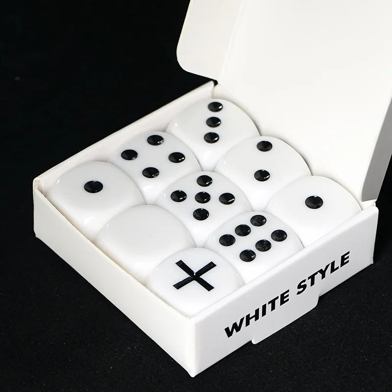 Forcing Dice Set (White ,No Instructions) Magic Tricks Close Up Parlor Illusions Gimmicks Mentalism Props Force a Number Magia - Big Tim's Magic Emporium