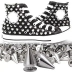 Metal Cone Studs & Spikes Screwback Rivets for Leathercraft, Clothes & DIY Hardware