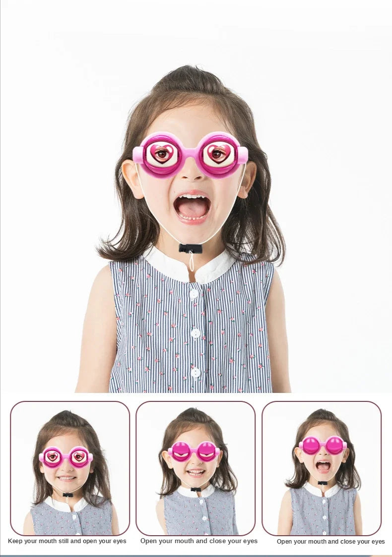 Funny Sand Sculpture Glasses for Kids, Strange Spoof Toys, Selfie Video, Pull String, Party Decor Accessories Easter Gift