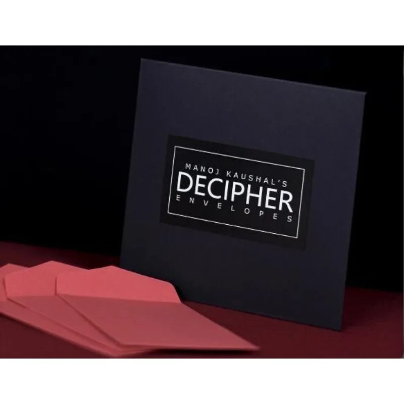 DECIPHER by Manoj K Magic Tricks Close Up Performer Mentalism Illusions Street Magic Props - Big Tim's Magic Emporium