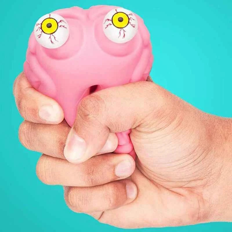 Anti Stress Flippy Brain Squishy Eye Popping Squeeze Fidget Toy Cool Stuff Kids ADHD Autism Anxiety Relief Toy Weird Stuff