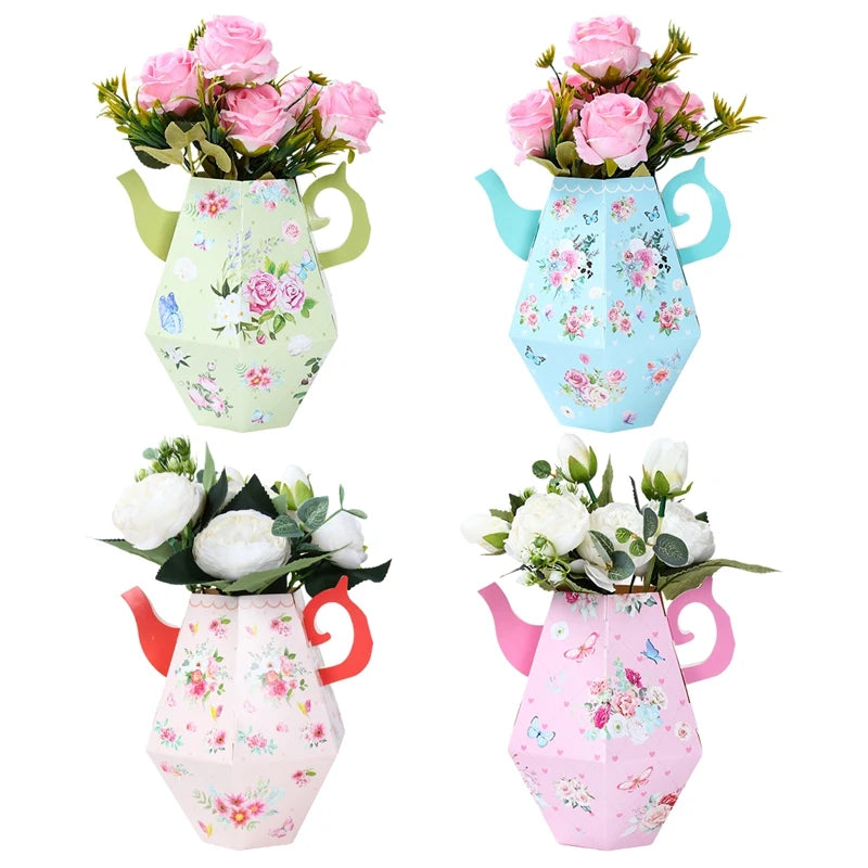 Pink Tea Party Cake Stand Birthday Party Decoration Kids Baby Shower Party Supplies Wedding Table Decor Afternoon Tea Party - Big Tim's Magic Emporium