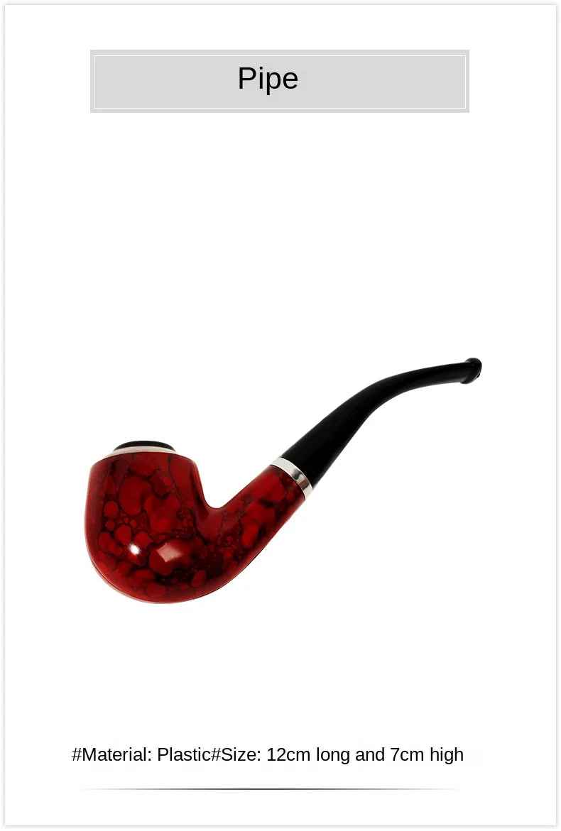 Holmes Pipe Props Halloween Stage Performance Props Detective Hat Deerstalker Detective Sherlock Magnifying Glass Equipment