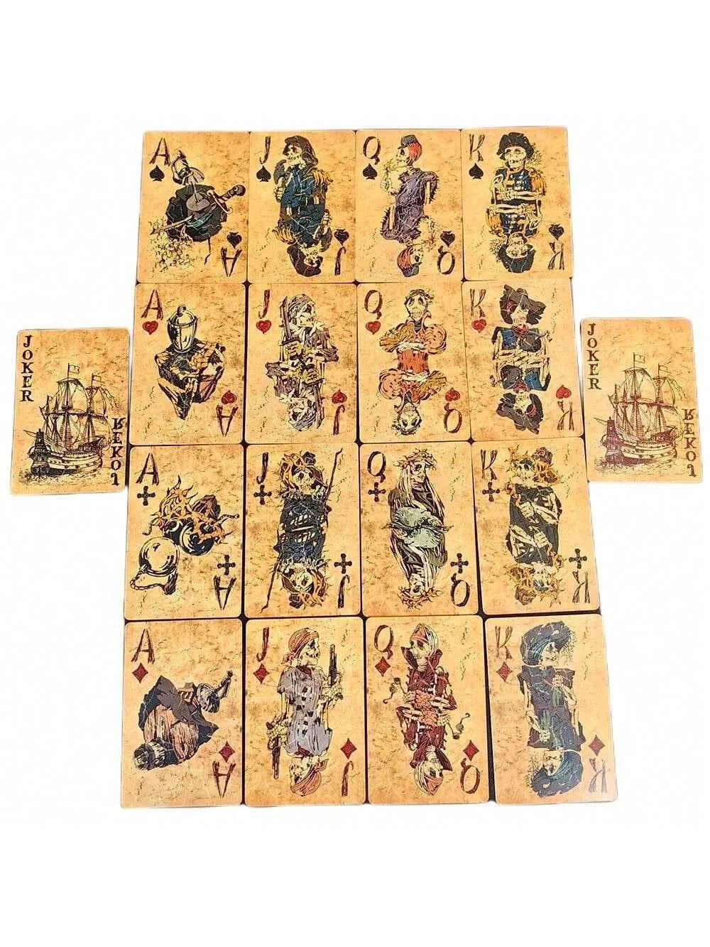 Vintage Pirate Ship Playing Cards Deck Of Cards ,Poker Cards for Party Games  Retro Poker Board Game Poker Magic Shows
