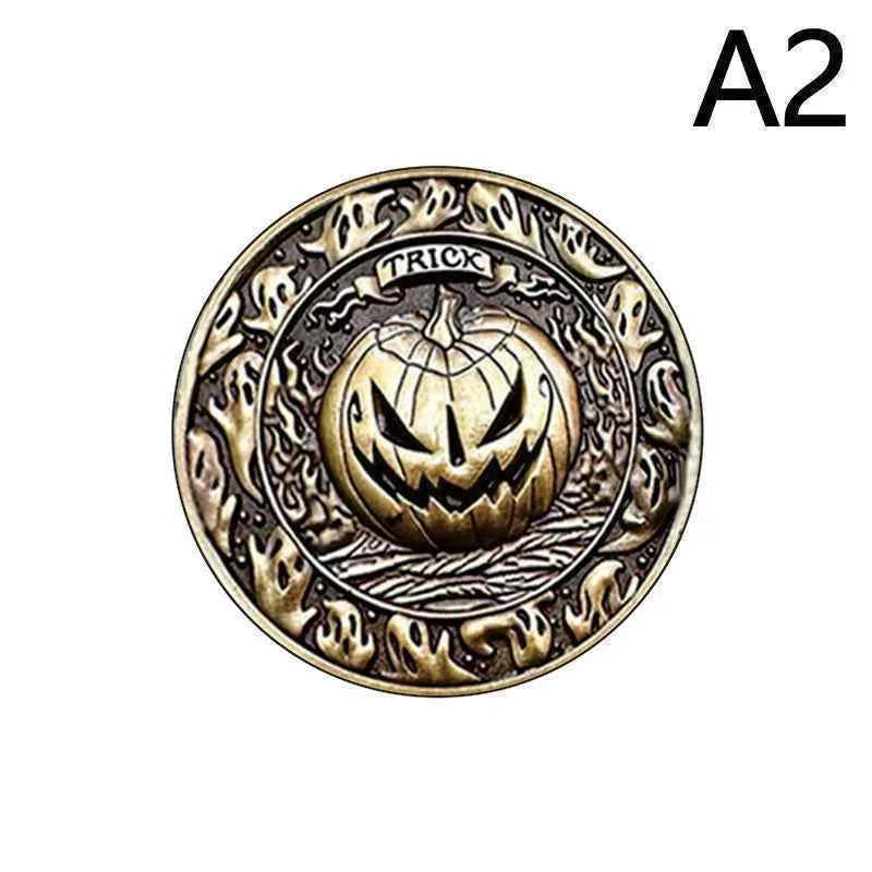 Trick Or Treat Coin, Halloween Coins With Pumpkins, Trick Or Treat Festive Decorations And Party Favors Halloween