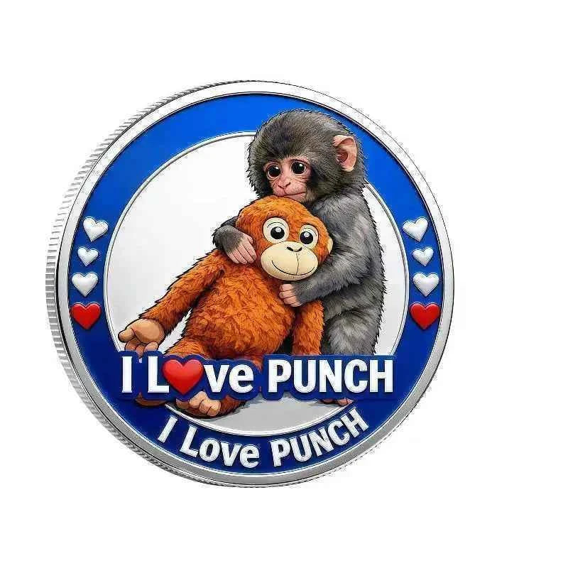 1Pcs Mental Health Motivational Challenge Coins Emotional Support Monkey Coin Inspirational Metal Challenge Coin
